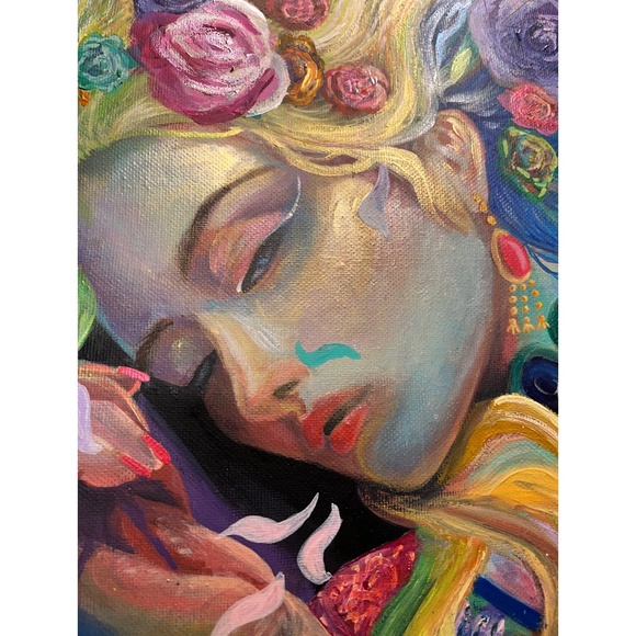 Original Vibrant Dreamscape Art Painting